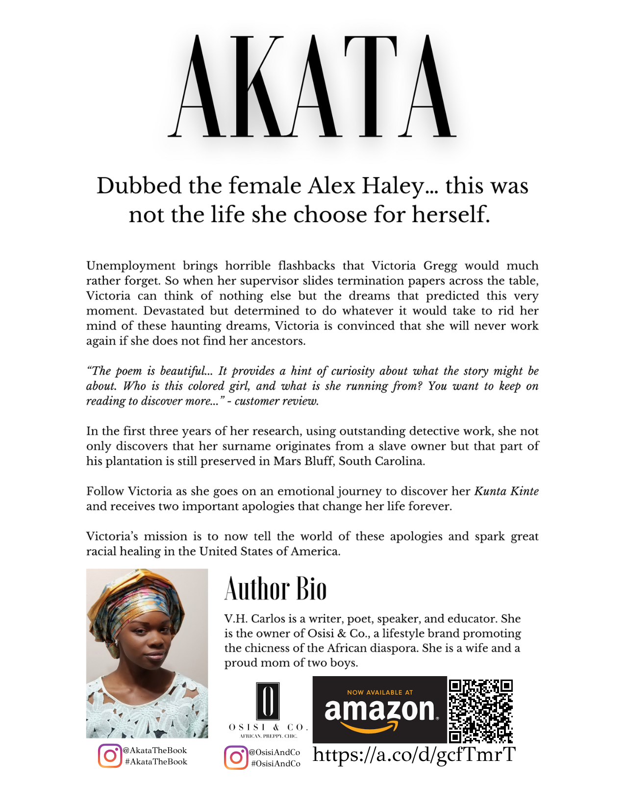 (Digital Copy) AKATA: The Saga of an American Girl Finding Her Roots