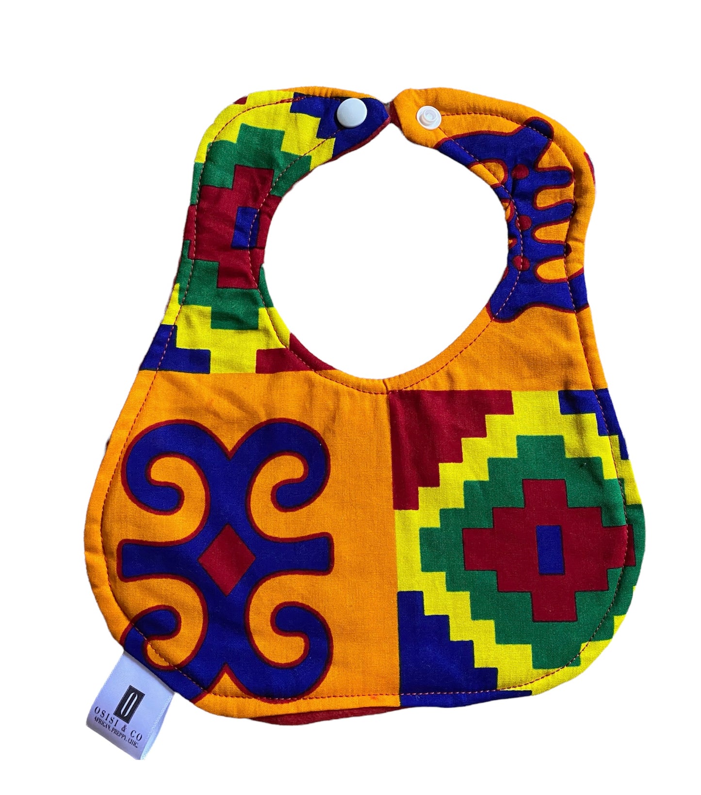 Nouveau Kente 2.0 baby bib