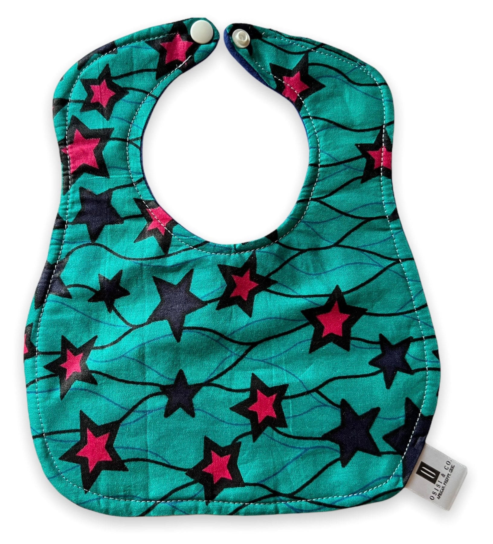 Keywords include: african print baby bib, ankara print baby bib, handmade baby bib, best baby shower gift  