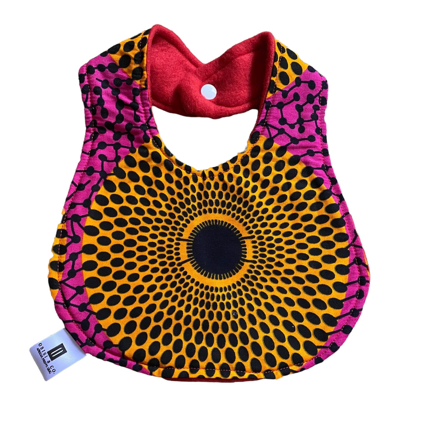 Peacock Pride Baby Bib