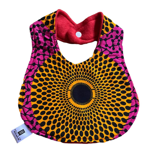 Peacock Pride Baby Bib