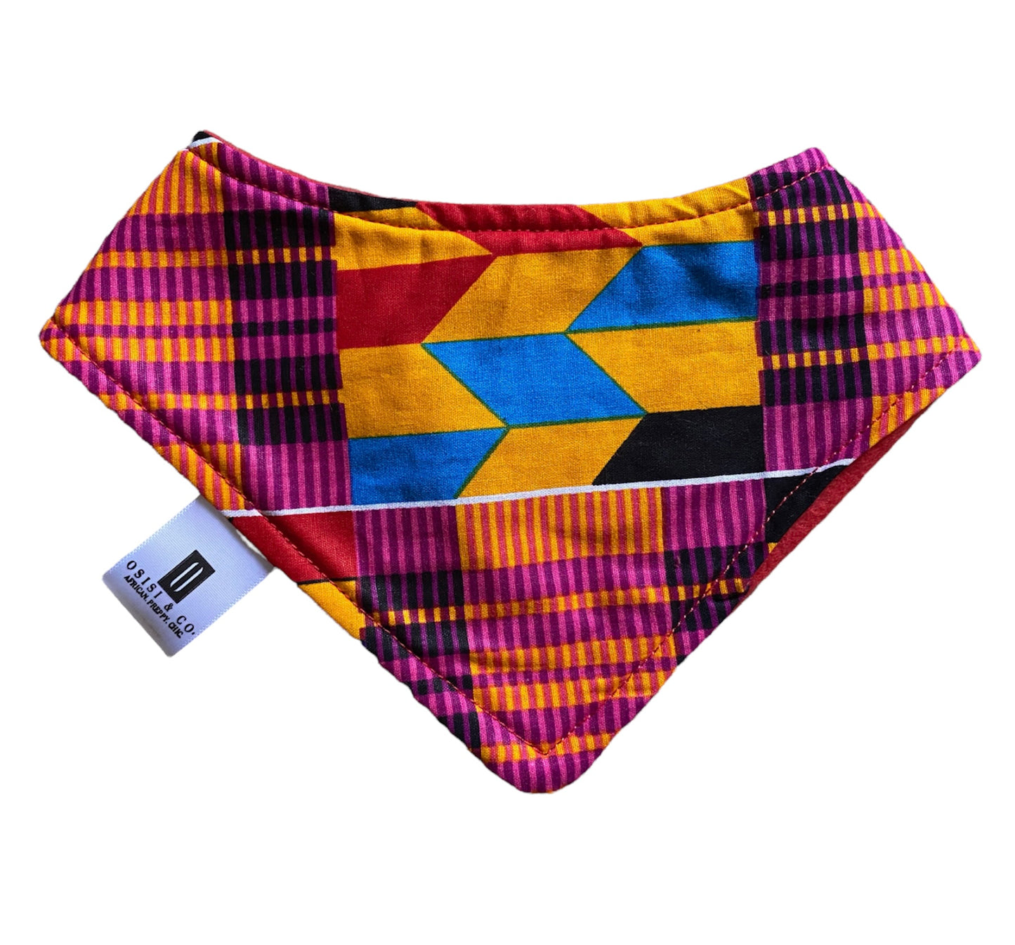 Fuchsia Kente bandanna