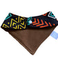 Graffiti mud cloth bandanna bib