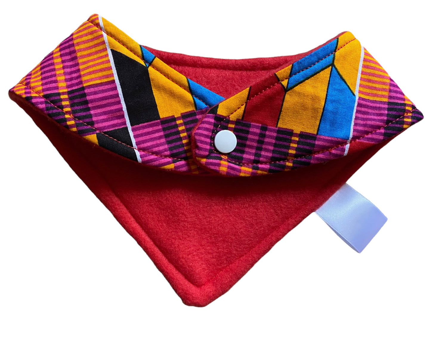 Fuchsia Kente bandanna