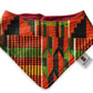 kente bandana baby bib. Keywords include: african print baby bib, ankara print baby bib, handmade baby bib, best baby shower gift  