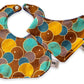 Keywords include: african print baby bib, ankara print baby bib, handmade baby bib, best baby shower gift  